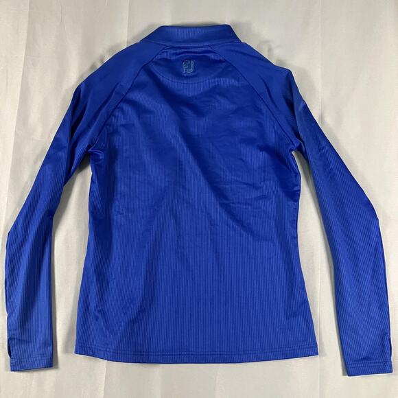 FootJoy Pullover Womens XS Blue Pink 1/4 Zip Long Sleeve Golf Athletic Stretch - Picture 11 of 12
